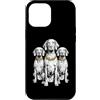 Cool 3 Hip Hop Trio Street Gold Chain Fu Custodia per iPhone 12 Pro Max Vizsla Dog Rap Old School Retro Streetwear anni '80 '90 Tre