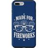 Patriotic USA America Anniversary Pride Custodia per iPhone 7 Plus/8 Plus Fatto per fuochi d'artificio festa patriottica celebrazione