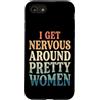 Timido Introverso Ansioso Impacciato Sin Custodia per iPhone SE (2020) / 7/8 I Get Nervous Around Pretty Women