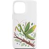 Mantis Insects Lover Gifts Custodia per iPhone 13 Pro Max Green Praying Mantis Branch Bug Nature Lover