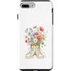 Bloom Kicks Custodia per iPhone 7 Plus/8 Plus Bouquet di fiori selvatici in illustrazione di scarpe da ginnastica