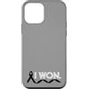 Melanoma Skin Cancer Gifts & Tees Custodia per iPhone 12 mini Cancro al melanoma Ho vinto il cancro della pelle per le donne