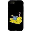 cheese milk curd milk product dairy Holl Custodia per iPhone SE (2020) / 7/8 Topo in un pezzo di formaggio