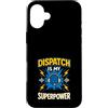 Calm Behind Chaos Dispatch Strong Apprec Custodia per iPhone 16 Plus Polizia Dispatcher 911 Operatore Primo soccorritore