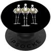 Cool 3 Hip Hop Trio Street Gold Chain Fu Flamingo Rap Old School Retro Streetwear 80s 90s Tre PopSockets PopGrip Adesivo