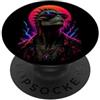 Reptilians Encounter Men Women Kids Opera d'arte extraterrestre alieno rettiliano retrò PopSockets PopGrip Adesivo