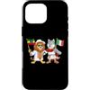 Italy Ethiopia Heritage Custodia per iPhone 16 Pro Max Bandiera Etiopia Italia Radici etiopi Orgogliosa italiana