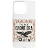 Maglietta Goth Stregoneria Mistica Wicca Custodia per iPhone 15 Pro Max T-shirt In My Crone Era Crown Dark Cauldron Goth Witchy