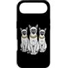 Cool 3 Hip Hop Trio Street Gold Chain Fu Custodia per iPhone Air Siamese Cat Rap Old School Retro Streetwear 80s 90s Tre