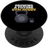 Expecting & Announcement Apparel Crescere un futuro compagno di palestra prenatale sollevamento pesi PopSockets PopGrip Adesivo
