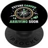 Family Campsite Adventure Co Futuro camper in arrivo presto genitori in attesa RVer PopSockets PopGrip Adesivo