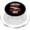 True Crime Merch for Investigative Crime Esperto forense dalla nascita 2022 Compleanno a tema True Crime PopSockets PopGrip per MagSafe