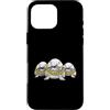 Cool 3 Hip Hop Trio Street Gold Chain Fu Custodia per iPhone 16 Pro Max Blobfish Rap Old School Retro Streetwear anni '80 '90 Tre