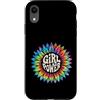 Girl Power Gift Hippie Empower Apparel Custodia per iPhone XR Girl Power Flower Tie Dye Hippie Femminile Empower