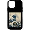 Funny Frog Bob Great Wave Japanese Art Y Custodia per iPhone 12 mini Rana con taglio di capelli Bob Grande onda off Kanagawa Gen Z Meme
