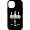 Cool 3 Hip Hop Trio Street Gold Chain Fu Custodia per iPhone 12/12 Pro Flamingo Rap Old School Retro Streetwear 80s 90s Tre