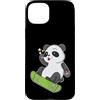 panda China animal zoo bear Himalayan ba Custodia per iPhone 15 Plus Panda Bear Skateboard