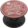 Cute Boho Librarian Bookish Phone Access Just One More Chapter Bookish Reading Pink Book Lover PopSockets PopGrip Adesivo