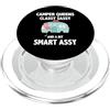 Camping Hiking Camper Adventure Nature L Camper Queens Classy Sassy And A But Smart Assy Flamingo RV PopSockets PopGrip per MagSafe