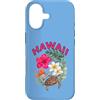HAWAII ALOHA MAHALO ISLAND LIVING Scareb Custodia per iPhone 17 HAWAII con HIBISCUS E HONU TURTLE