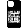 Mechanic Car Enthusiast Designs & Car Ou Custodia per iPhone 13 Correggi la tua auto gratis Car Lover Mechanic Garage Car Guy