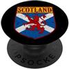 The Kilted Nation Collection Spilla vintage con bandiera del leone reale scozzese PopSockets PopGrip Adesivo
