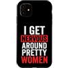 Timido Introverso Ansioso Impacciato Sin Custodia per iPhone 11 I Get Nervous Around Pretty Women