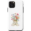 Bloom Kicks Custodia per iPhone 11 Pro Bouquet di fiori selvatici in illustrazione di scarpe da ginnastica
