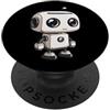 Robots, Space Tech and Robotics Carino Robot, Bambini Robot PopSockets PopGrip Adesivo