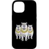 Cool 3 Hip Hop Trio Street Gold Chain Fu Custodia per iPhone 15 Capybara Capy Rap Old School Retro Streetwear 80s 90s Tre
