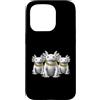 Cool 3 Hip Hop Trio Street Gold Chain Fu Custodia per iPhone 15 Pro Axolotl Rap Old School Retro Streetwear anni '80 '90 Tre