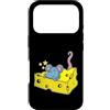 cheese milk curd milk product dairy Holl Custodia per iPhone 17 Pro Topo in un pezzo di formaggio