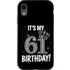 Funny Birthday Gifts for Men Women 61th Custodia per iPhone XR È il mio 61° compleanno regali per uomini donne 61 anni