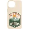 Unplugged Nature Therapy Cabin Retreat D Custodia per iPhone 15 Digital Fuori sede Nel bosco Detox introverso
