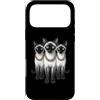 Cool 3 Hip Hop Trio Street Gold Chain Fu Custodia per iPhone 17 Pro Max Siamese Cat Rap Old School Retro Streetwear 80s 90s Tre