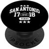 Aharon's Stuff San Antonio Alamo 1718 Texas Vintage Classico Atletico PopSockets PopGrip Adesivo
