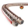 ETEC, per altoparlanti 50 metri, cavo per altoparlanti CCA, sezione cavo 2x0,75 mm², trasparente