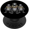 Cool 3 Hip Hop Trio Street Gold Chain Fu Platypus Rap Old School Retro Streetwear anni '80 '90 Tre PopSockets PopGrip Adesivo