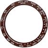 ROUHO 39,3mm Inserto Ghiera Orologio Ceramica Tachimetro Ricambio Anello Componente Intarsio Segnatempo Lucido 31,2mm per Rolex Cosmograph Daytona 116500-A12
