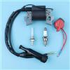 SAANICH Bobina di accensione Candela Filtro On/Off Kit Interruttore for GX160 GX200 5.5HP 6.5HP Motore Generatore Decespugliatore Tosaerba