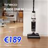 Tineco Floor ONE S6 Stretch Lite Aspirapolvere Wet Dry 180 ° Lay Flat Aspirapolvere umido Essiccazione centrifuga dell'aria 40 minuti Tempo di corsa Pulizia bordi bifacciali Raggiungi mobili bassi