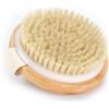 Qneneam Spazzola per il Corpo Rotonda con Setole Naturali, Spazzola Esfoliante Anticellulite, Dry Brushing Body Brush per Esfoliazione a Secco Massaggio, Promuove il Drenaggio Linfatico Riduce la Cellulite