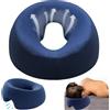 TZEKING Cuscino Per Massaggio Viso,Cuscino Poggiatesta per Lettino da Massaggio,Cuscino a Faccia In Giù,Massaggio a Forma Di U,Cuscino Viso Per Massaggio,Cuscino Per Sonnellini,per spa,scuole e uffici