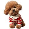 Generico Magliette per Cuccioli - Vestiti a Righe con Collare | Abbigliamento Traspirante Per Cani | Da Sessioni Fotografiche Compleanno Vacanze Feste Outdoor Viaggi Parchi Spiaggia