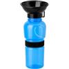 Terryshop74® Borraccia per Cani e Gatti 550 ml con Dispenser Integrato - Bottiglia Portatile con Erogatore a Risalita, Senza BPA, Antigoccia, Ideale per Passeggiate e Viaggi
