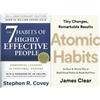 Libro Set 2 Libri : The 7 Habits + Atomic Habits (Inglese, Libro IN Brossura)