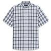 Bugatti 9450-18337e Camicia a Maniche Corte, 320-azzurro, L Uomo