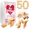 D&D Fun Cookies Set di biscotti della fortuna Buon San Valentino | Ottimo regalo per gli ospiti | Biscotti della fortuna per le feste | Confezionati singolarmente | Biscotti della fortuna cinesi (M)
