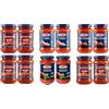 Italy Shop Service Barilla Sughi Pronti, Set di 6 Varietà, Amatriciana, Tonno, Ragù Contadino, Bolognese, Basilico, Salsiccia, 100% Pomodoro Italiano,12 vasetti x 400 gr,+ portachiavi italy shop service