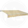 PAPILLON TENDA DA SOLE a soffitto/parete con bracci BIANCO/GIALLO 2,95X2 metri PAPILLON